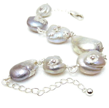 Kintsugi Collection Souffle Freshwater Pearl Bracelet